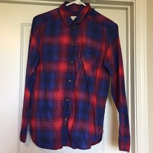 Bright Vintage Boyfriend Flannel